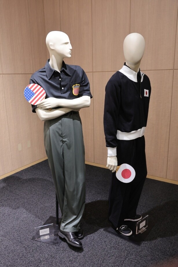 イベントでは、マーティとエンドウの衣装も展示されていた