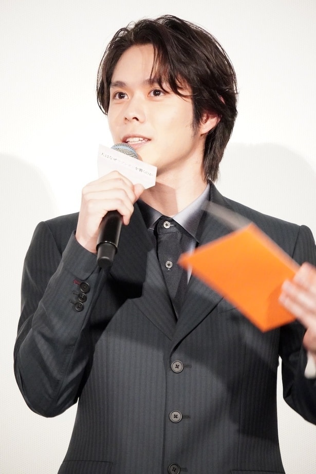 高校生のナズナが想いを寄せた男子高生・富久信介を演じた細田佳央太