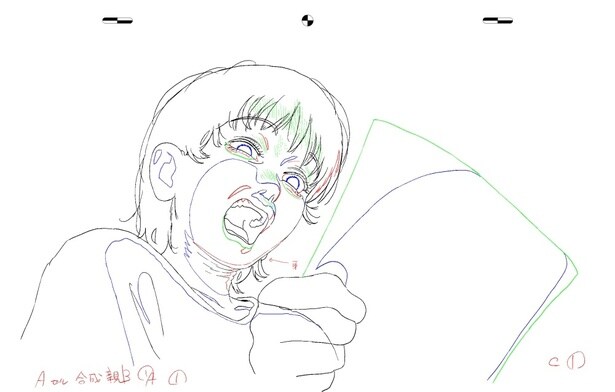 貴重な資料が並ぶ(「劇場アニメ ルックバック展 ー押山清高 線の感情」)