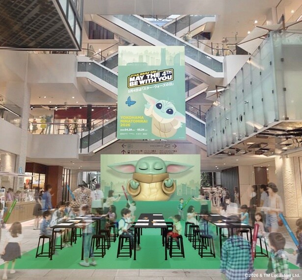 レストランも登場する(「STAR WARS DAY YOKOHAMA MINATOMIRAI 2026」)