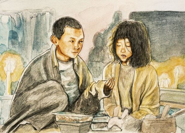 孤児だった2人の子どもは巡査に引き取られ太郎、花子と名付けられる
