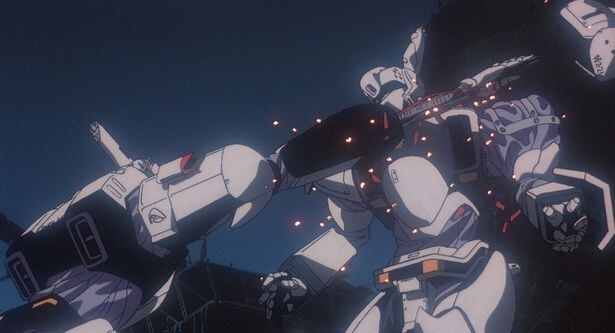 レイバーによる戦闘ももちろん魅力的！『機動警察パトレイバー 劇場版』)
