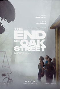 平和な街に恐竜が突如出現!?アン・ハサウェイ主演『オークストリートの異変』平凡な家族の奮闘を描く本予告&海外版本ポスター