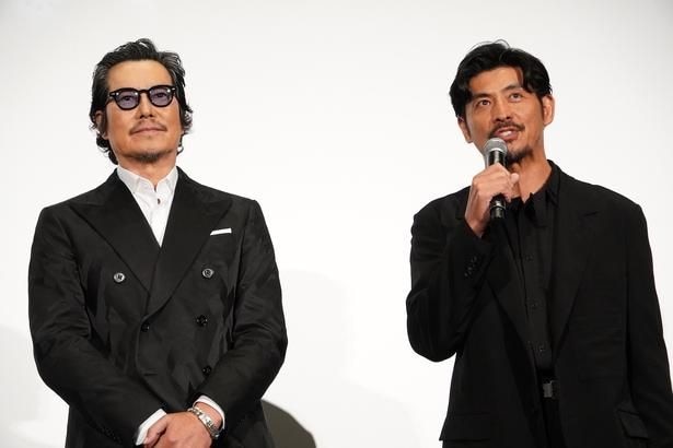 麃公(ひょうこう)役の豊川悦司と、桓騎(かんき)役の坂口憲二