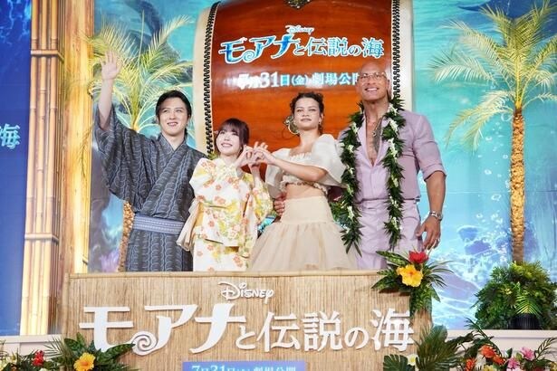 『モアナと伝説の海』(7月31日公開)のジャパンプレミアが行われた
