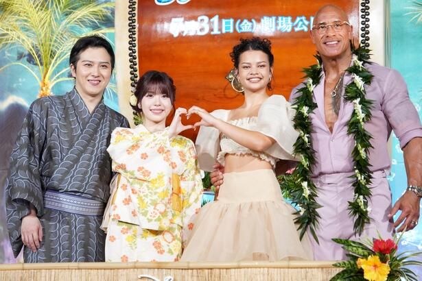 『モアナと伝説の海』ドウェイン・ジョンソン「皆さんの愛情表現は格別」“神対応”連発で会場熱狂!750人のファンを魅了