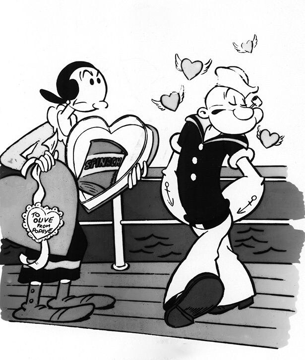 もともとオリーブはポパイの恋人ではなかった(「THE POPEYE VALENTINE SPECIAL SWEETHEARTS AT SEA(原題)」)