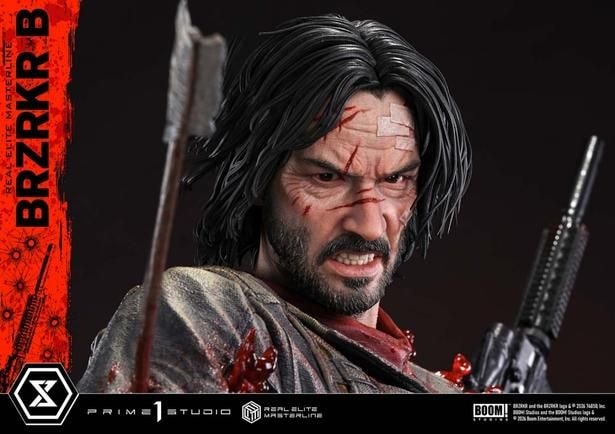 【画像を見る】キアヌ原作コミック「BRZRKR」から怒れる表情がたまらない主人公がフィギュアに！(「リアルエリートマスターライン BRZRKR B」)