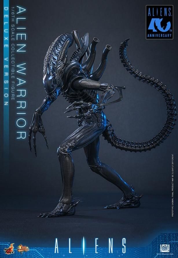 尻尾はワイヤー内蔵で自由自在(「【ムービー・マスターピース】 『エイリアン2』1/6スケールフィギュア エイリアン・ウォーリアー(2.0／デラックス版)」)