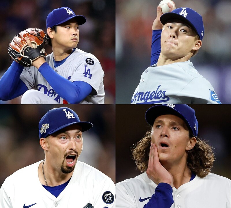 ドジャースがNLDS先発ローテを発表！ 大谷翔平、スネル、山本由伸ら“最強三本柱”でフィリーズ討伐へ　グラスノーは初戦からリリーフ起用も