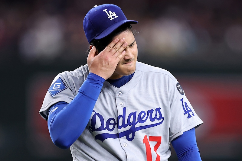 ドジャース大谷は二打席連続三振。フィリーズとの地区シリーズ第１戦は０－３とリードされる展開に