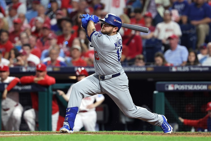 NLDS第3戦、キーマンはフィリーズ先発右腕との直近対決3打数3安打の左打者か「マンシーが入る以外、大きな変化はない」とロバーツ監督