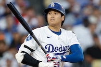 大谷翔平、フィリーズ戦の第３打席は空振り三振。地区シリーズでここまで三振は７つ…