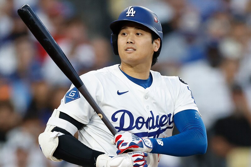 大谷翔平、フィリーズ戦の第3打席は空振り三振。地区シリーズでここまで三振は7つ…