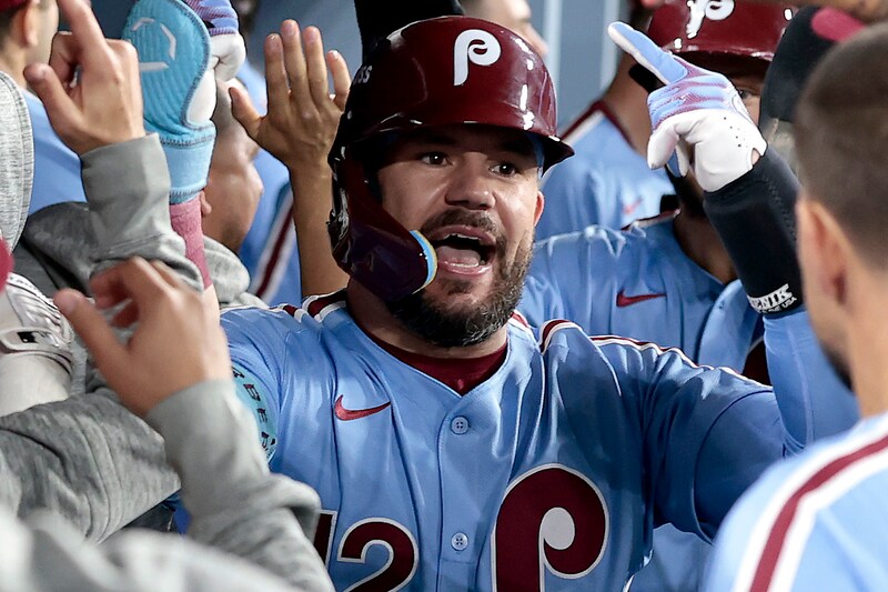 「シュワーバーが完全に目覚めた」フィリーズ主砲がカーショウから２ランアーチ！ １試合２発の大活躍にファン驚き「ドジャース今日はダメか」