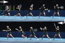 松田美咲が守備の極意を伝授！ 走りながらのフォアハンドで早く戻れるフットワークはコレ！【プロが明かすテニス上達法】＜SMASH＞