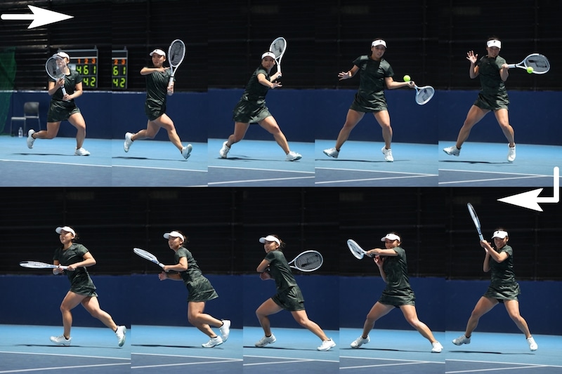 松田美咲が守備の極意を伝授！ 走りながらのフォアハンドで早く戻れるフットワークはコレ！【プロが明かすテニス上達法】＜SMASH＞