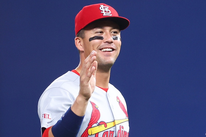 カーディナルス、ヌートバーを“電撃放出”か? 移籍先にドジャースが急浮上「地元凱旋で第4の外野手候補に」「補強パズルにぴたりとはまる可能性がある」米報道