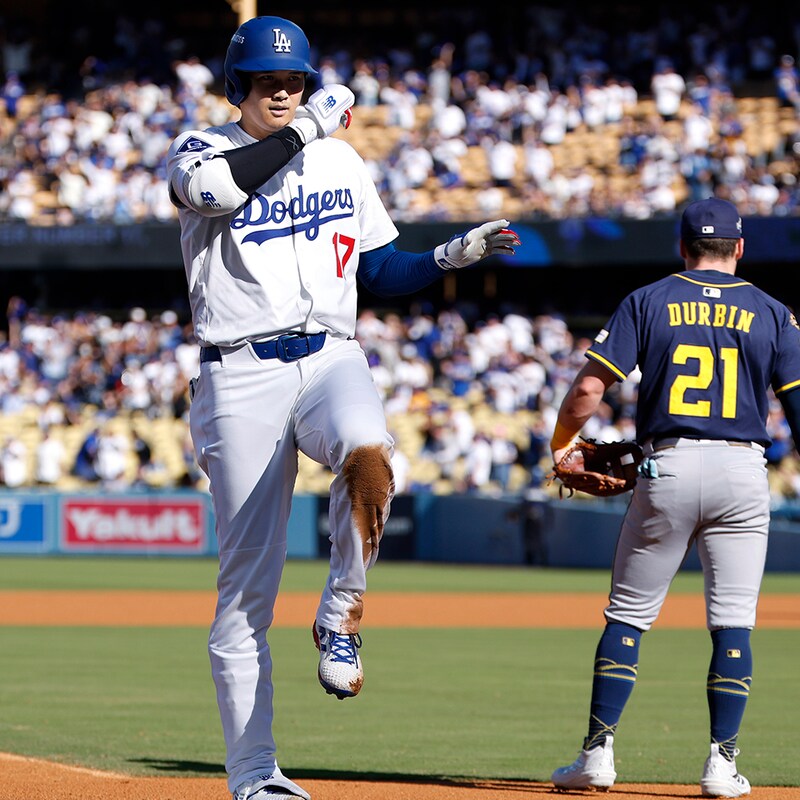 「最高のチームを完全に圧倒」ブルワーズに3連勝のドジャースを地元記者が称賛。大谷翔平の快打&ベッツの“鳥肌もののジャンピングスロー”も【NLCS第3戦】