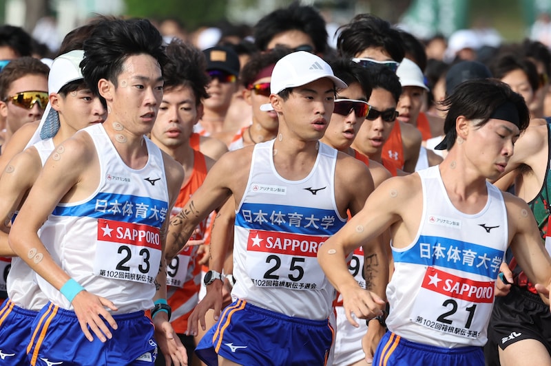 ９位の日体大、意地の走りで本選へ。“連続出場”の重みと苦悩、玉城監督が語る本音「学生を苦しめるだけなので正直やめてほしい」【箱根駅伝予選会】