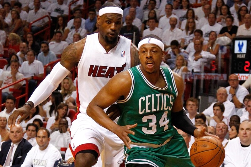 ピアースが大胆主張。好敵手レブロンに「俺たちが同い年だったら、マイアミで2回優勝できていなかった」<DUNKSHOOT>