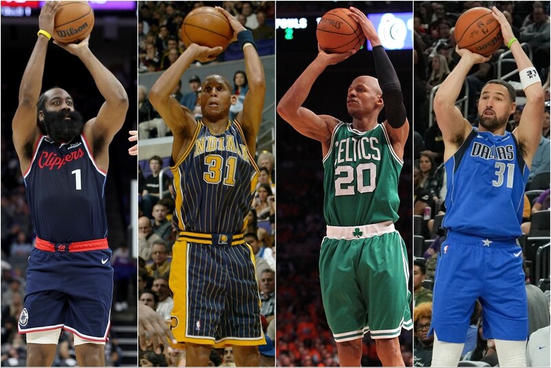 NBA史上指折りの名手が上位を席巻！今季ランクアップが期待される現役も【ポジション別3Pランキング | SG編】＜DUNKSHOOT＞