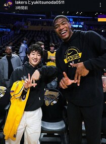 「こんな２ショット最高やん」八村塁＆角田裕毅の“超豪華”対面にネット騒然「やっぱ身長差がすげぇｗ」「いい思い出作ってる八村ファンと思ったら...」