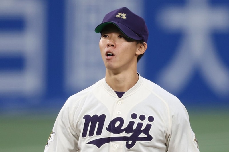 「まさか１巡目で...」本人も目を見開き吃驚仰天のドラフト１位指名　明大クローザーの名前に「うおおーっ！」