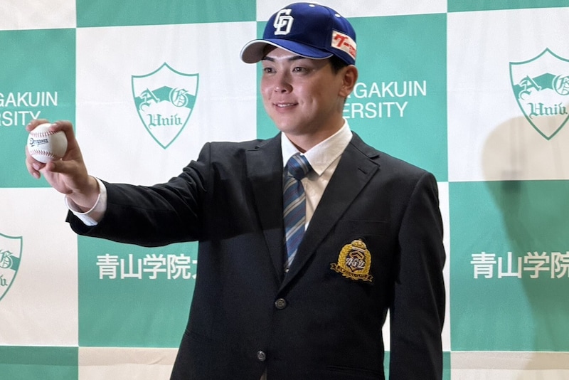 「切磋琢磨しながら2人で高いレベルを目指していければ」中日ドラフト1位・中西、2位・櫻井との共闘で投手王国形成を目指す<SLUGGER>