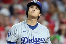 今季ポストシーズン”19三振目”。大谷翔平、ワールドシリーズ第１戦の第３打席は見逃し三振【ブルージェイズ戦】