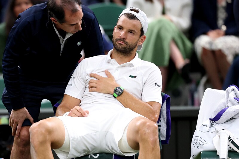 大胸筋負傷のディミトロフが約3カ月半ぶりにツアー復帰。「コートにできるだけ長く立っていたい」と意気込み<SMASH>