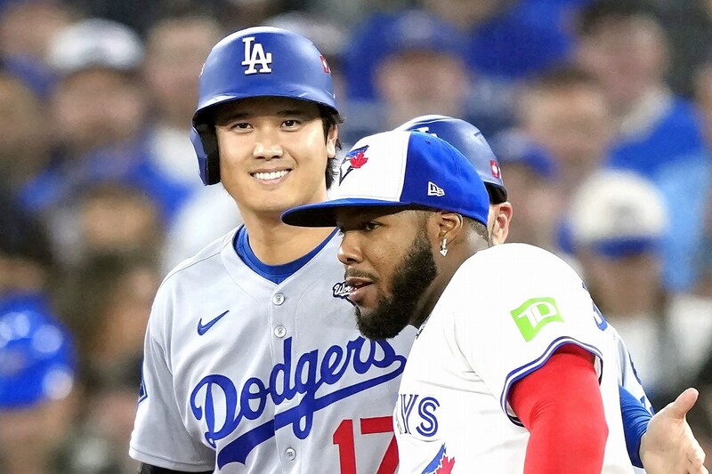 大谷翔平と何話してるの？ ゲレーロJr.がWS中の会話を告白「オオタニはいつも僕を笑顔にしてくれる。とっても良いやつだよね」