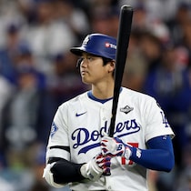 大谷翔平、第２戦からの連続出塁は11でストップ。WS第４戦・第２打席は第１戦・第１打席以来の“空振り三振”【ブルージェイズ戦】