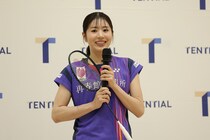 志田千陽、都内イベントで高校生らファンと笑顔の交流「楽しかった」 バドミントン参加者には熱血アドバイスも