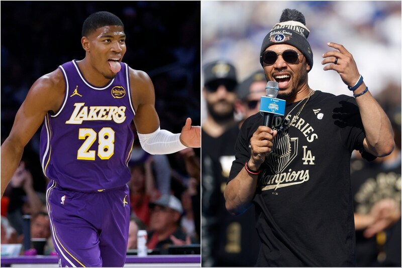 八村塁の会心プレーにドジャース・ベッツも興奮！ドンチッチのミラクルパス→3PはNBAトップ10プレーに選出＜DUNKSHOOT＞