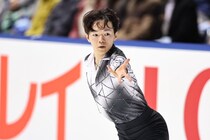 鍵山優真98.58点、佐藤駿96.67点で日本勢がSPワンツー発進　鍵山はまさかのスピン「０点」に呆然【フィギュアNHK杯】