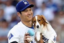 大谷翔平、愛犬デコピンとの貴重２ショット公開！ MLB公式も注目「２度のWS制覇に“今年の愛犬家”」
