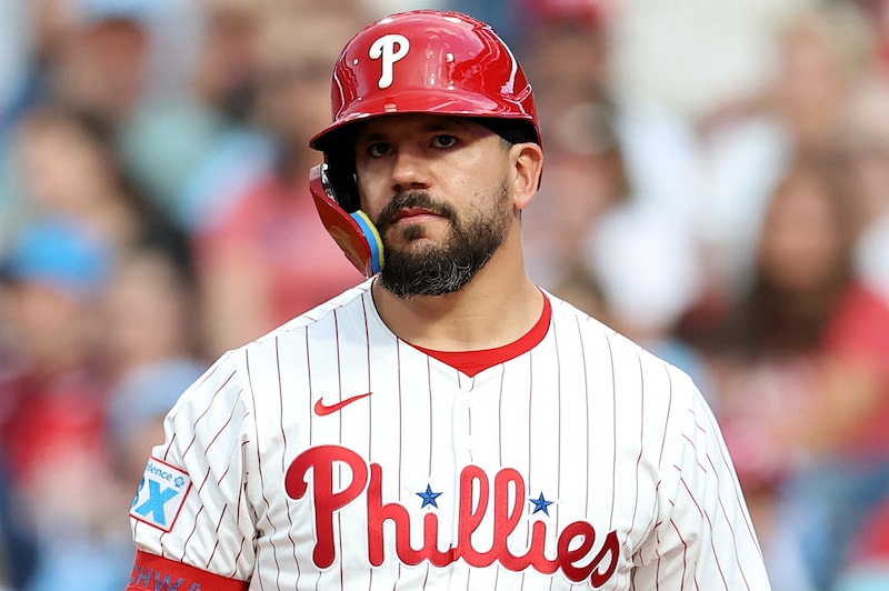 「CY賞右腕の存在も大きな後押しに」本塁打王シュワーバー争奪戦で“意外な球団”が浮上とNY紙報道「本人はフィリーズ残留にも前向きだが...」