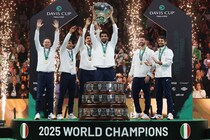 ２本柱不在のイタリアがスペインを下しデ杯３連覇！ ヒーローのコボッリは「どうやって勝てたのかわからない」＜SMASH＞