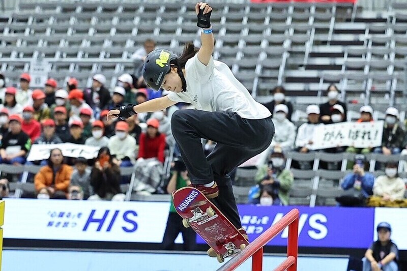 パリ五輪女王・吉沢恋、僅か0.03ポイント差でまさかの準々決勝敗退…試合後には涙も「攻めきれなかった」「悔しいけどしょうがない」【スケートボード・WST北九州】