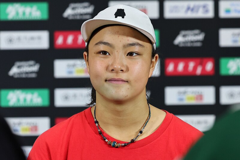 「びっくりした」13歳・松本雪聖が準々決勝トップ通過「フルメイクできてよかった」 目標は「優勝です」【スケートボード・WST北九州】