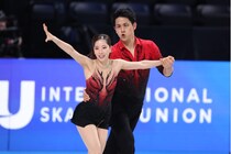 SP首位発進りくりゅう、ペア結成の地で幸せ込めた貫禄の舞　３年ぶり２度目のファイナルVへ“自然体”で臨む