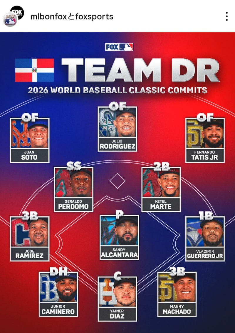 侍ジャパンに脅威…WBCドミニカ共和国の超重量打線に戦々恐々「正気の沙汰じゃない!」「外野はクレイジー」