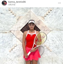 19歳女子テニス選手、“ブレイク中の筋肉芸人”とまさかの対戦に大興奮「相手前衛にいて、楽しくて超幸せでした」