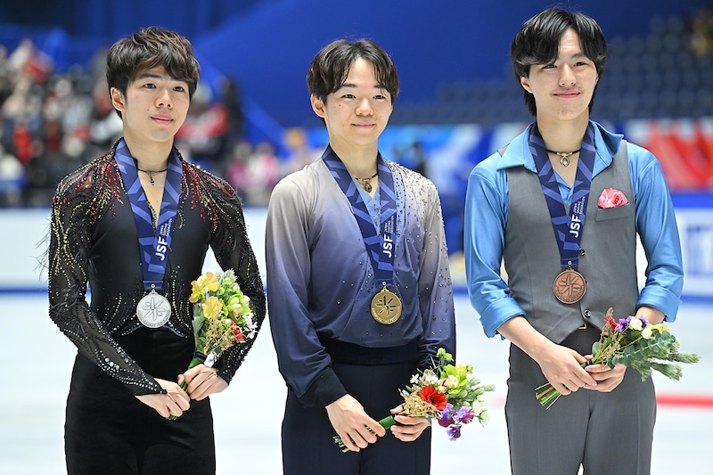 「漫画みたいな展開」鍵山優真、佐藤駿、三浦佳生“関東三羽烏”が辿り着いた全日本の表彰台【男子フィギュア】