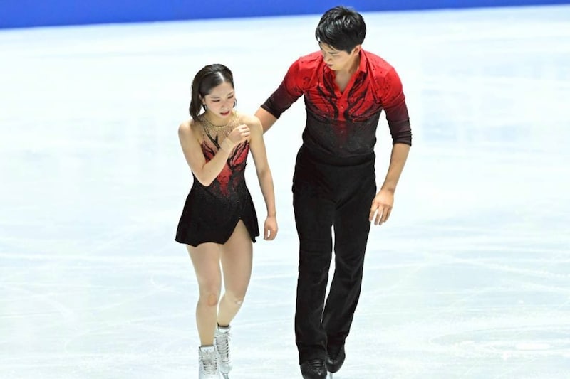 りくりゅう、朝の公式練習に姿見せず　SPで三浦璃来が左肩脱臼アクシデントも首位発進、FS出場明言していたが…【全日本フィギュア／ペアフリー】