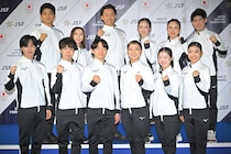 ミラノ・コルティナ五輪フィギュア日本代表が決定！ 女子＝坂本花織、中井亜美、千葉百音　男子＝鍵山優真、佐藤駿、三浦佳生　ペア＝三浦璃来／木原龍一、長岡柚奈／森口澄士　アイスダンス＝吉田唄菜／森田真沙也