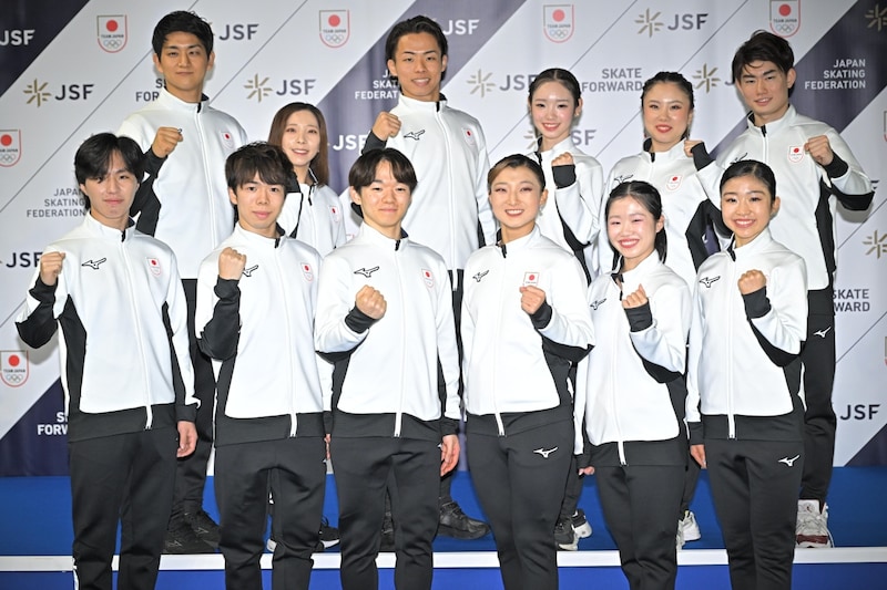 ミラノ・コルティナ五輪フィギュア日本代表が決定！ 女子＝坂本花織、中井亜美、千葉百音　男子＝鍵山優真、佐藤駿、三浦佳生　ペア＝三浦璃来／木原龍一、長岡柚奈／森口澄士　アイスダンス＝吉田唄菜／森田真沙也