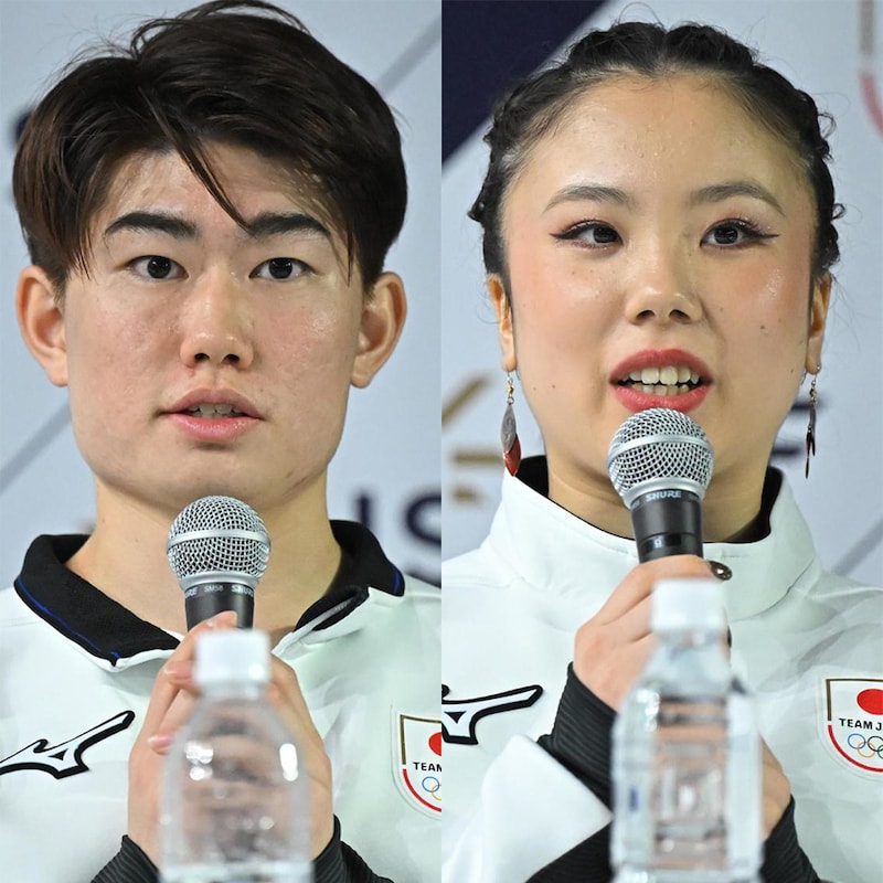 「私たちはここにいる皆さんのおかげで」団体戦のみの重責。 “うたまさ”吉田唄菜&森田真沙也が示した五輪への決意【ミラノ・コルティナ五輪／フィギュア日本代表】