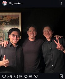 楽天・前田健太が去就を“最速報告”した「２人」とは...広島時代の盟友との再会にファン感涙「最高の３ショット」